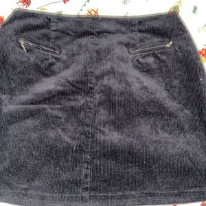 Front zipper LOFT skirt